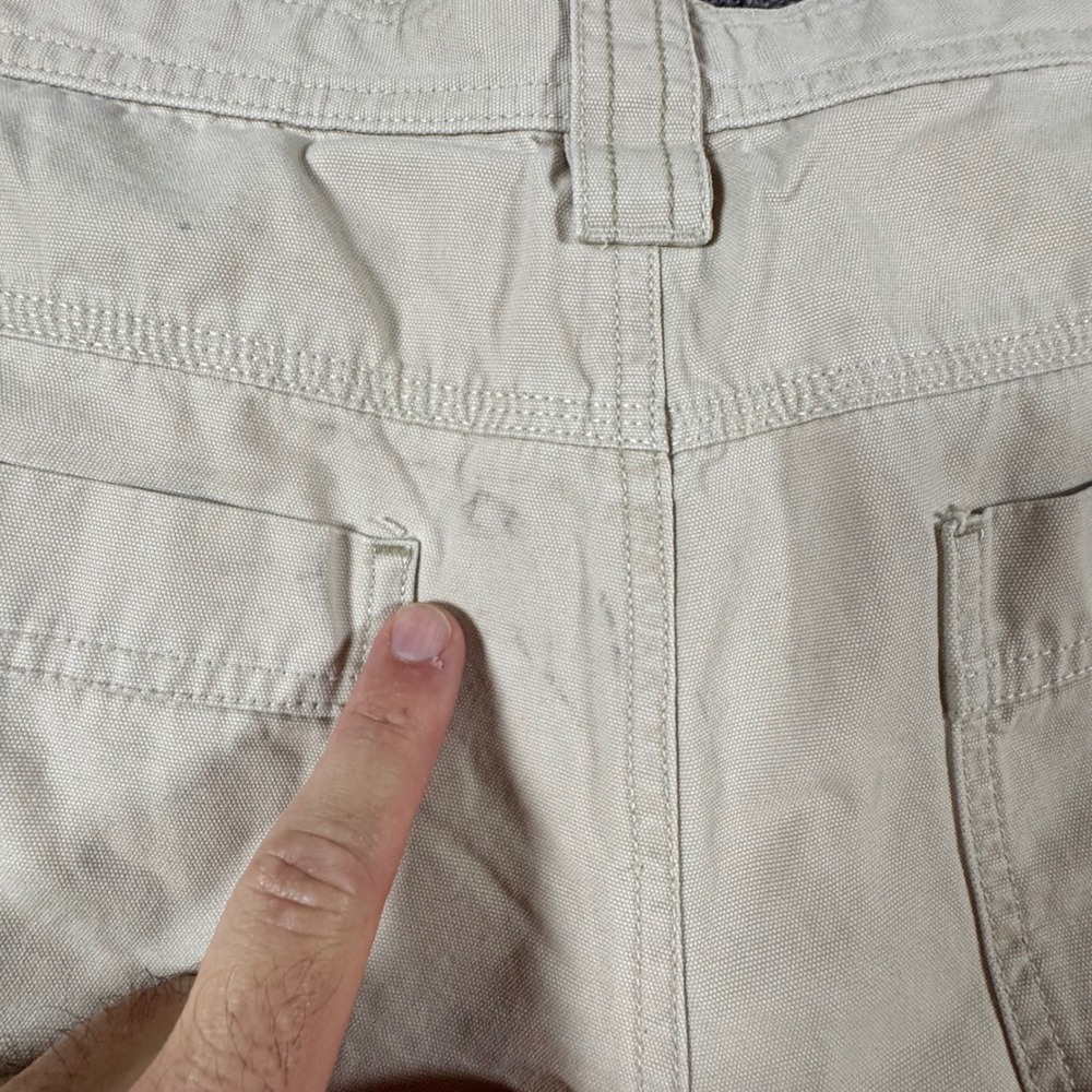 Columbia Mens 34w 9L Omni-Shield Cotton Canvas Cargo Shorts Tan Khaki 1192 - Picture 6 of 8